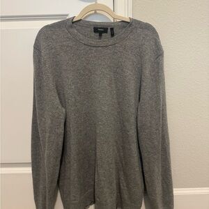Theory Charcoal Crewneck Men's Sweater